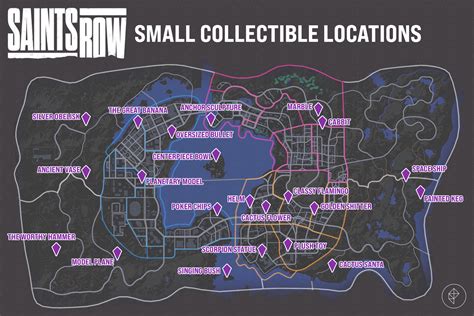 Every Saints Row Collectible Location Polygon