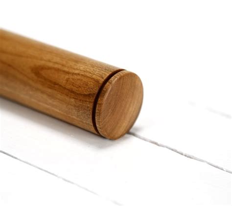 Hand Turned Cherry Rolling Pin The Wooden Chopping Board Company