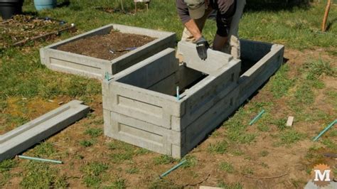 Being elevated, they require less kneeling or bending to. Make Concrete Garden Boxes PART 2 - Complete Precast Form ...