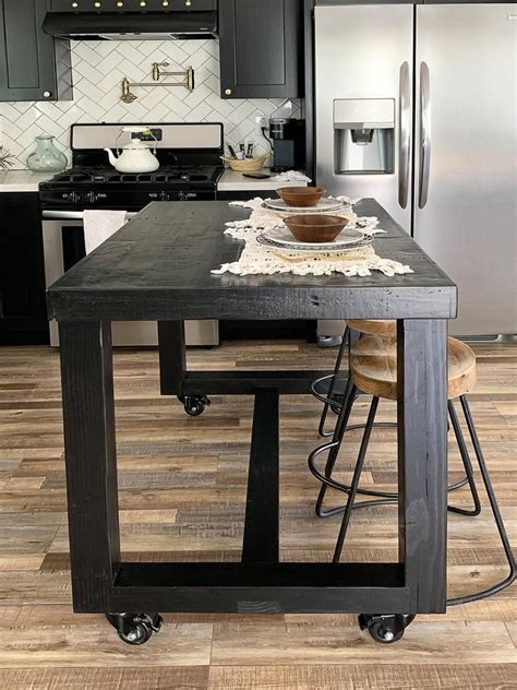 These tables are fantastic because you can put them anywhere since their. Black Onyx Reclaimed Wood Bar Table Kitchen Island Counter ...