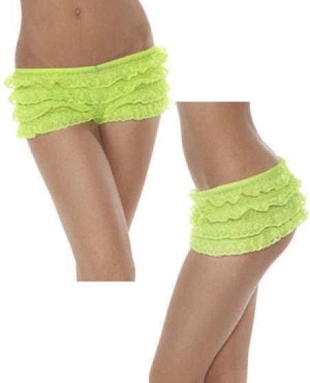 Neon Green Ruffle Panties Ebay