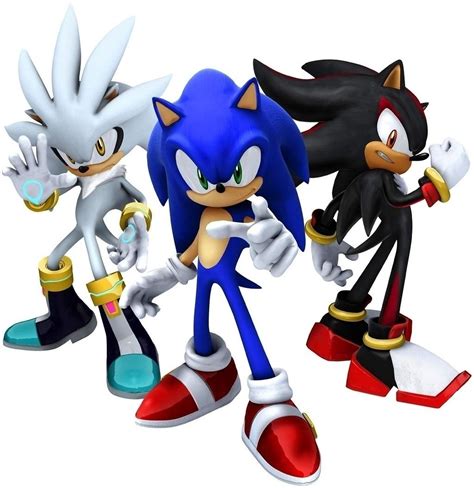 Shadow The Hedgehog And Sonic The Hedgehog And Silver The Hedgehog