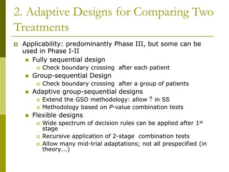 Ppt Introduction To Adaptive Designs Definitions And Classification