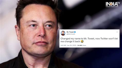 Elon Musk Is Now Mr Tweet Due To This Hilarious Reason Says Twitter