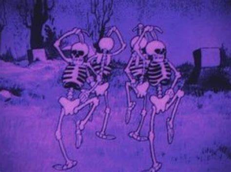 Trippy Skeleton Typa Vibe 😝 Blue Aesthetic Grunge Dark Purple