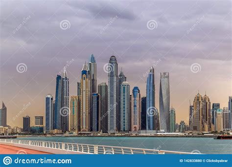 Amazing View Of Jumeirah Beach Residence And Dubai Marina Waterfront
