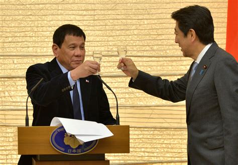 Japans Prime Minister Shinzo Abe To Visit Philippines President