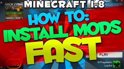 However, make sure you already have the mincraft forge. How To Install Minecraft Mods  1.8  MUST WATCH! - YouTube