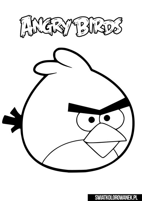 Kolorowanka Angry Birds Dla Dzieci Darmowe Kolorowanki Do Druku