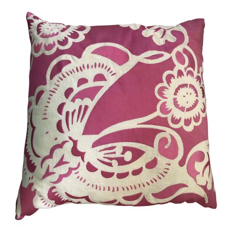 Trina Turk Embroidered Pillow Chairish