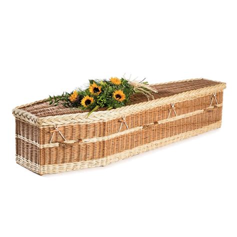 English Willow Wicker Coffin Think Willow