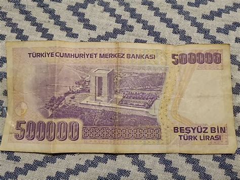 Cumhuriyet Dönemi Eski 500 000 TÜRK LİRASI sahibinden comda 1054068429