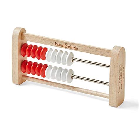 Hand2mind Mini 20 Bead Wooden Rekenrek Abacus Abacus For Kids Math