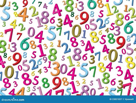 Numbers Background Royalty Free Stock Photography Image 23831837