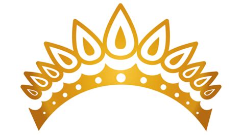 Gold Tiara Gold Crown Queen Tiaras Princess Png Transparent Clipart