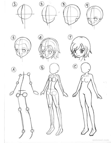 How To Draw Anime Tutorial With Beautiful Anime Character Drawings 28 How To Draw Female Anime