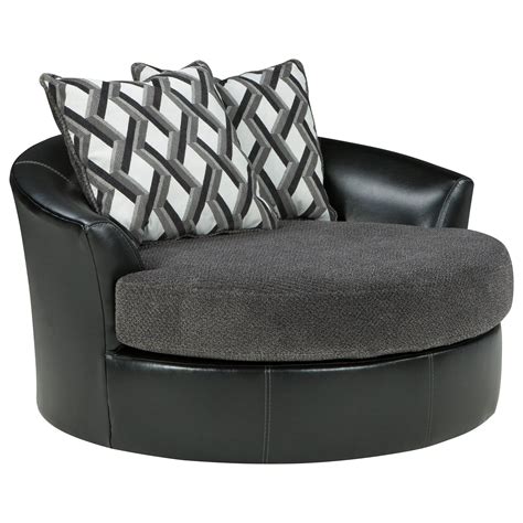 Many oversized swivel chair models come with a turntable. Ashley Furniture Benchcraft Kumasi 3220221 Contemporary ...