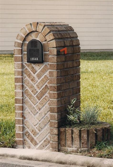 Brick Mailboxes Mailbox Design Brick Mailbox Exterior Brick
