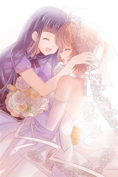 Kinomoto Sakura And Daidouji Tomoyo Cardcaptor Sakura Drawn By Wataru Kuri Danbooru