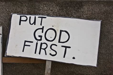Put God First Bible Verses And Meaning