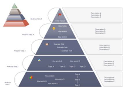 pyramid diagram templates  word powerpoint