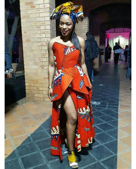Nomzamo Mbatha In Rich Factory Africanprint African Traditional