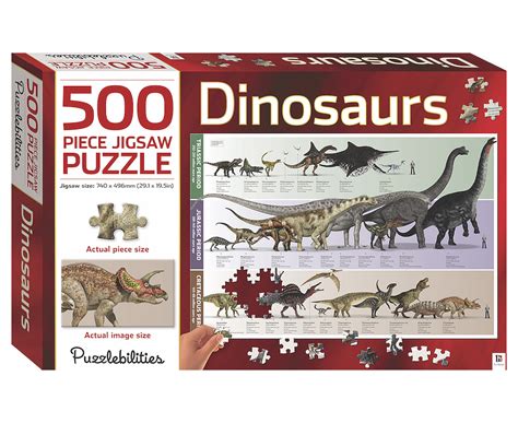 Hinkler Dinosaurs 500 Piece Jigsaw Puzzle Nz