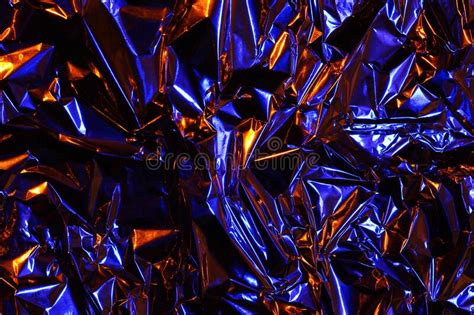 Foil Background Crumpled Foil Abstract Background Wallpaper Stock