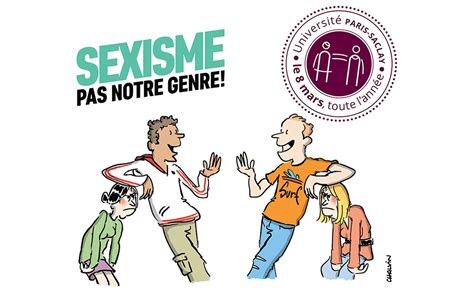 Sexisme Pas Notre Genre Université Paris Saclay