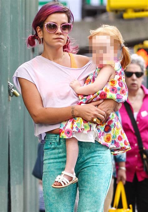 lily allen reveals her two year old daughter has already learned how to twerk mirror online