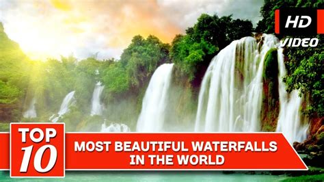 Top 10 Most Beautiful Waterfalls In The World Youtube