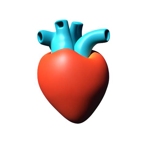 Human Real Heart 3d Rendering Icon Illustration 29202037 Png