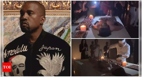 Kanye West Serves Sushi Platter On Naked Women At Th Birthday Party WATCH Viral Video