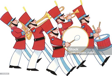Marching Band Hc Stock Illustration Download Image Now Marching