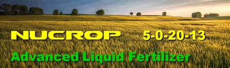Scherer, agrikulturchemisches institut, universita¨t bonn, bonn, federal see also: NuCrop 5-0-20 + 13% Sulphur | Advanced Liquid Nutrition ...