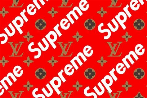 Red Louis Vuitton Supreme Logo 1500x1000 Wallpaper