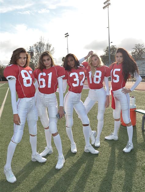 Watch The Victoria S Secret Angels Play The Most Glamorous Game Of Football Ever Teen Vogue