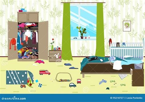 Messy Room Cartoons Illustrations And Vector Stock Images 1262763
