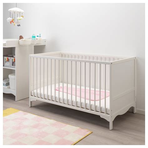 Whether sprung, latex or foam, every. IKEA - SOLGUL Crib white | Ikea crib, Cribs, Ikea baby