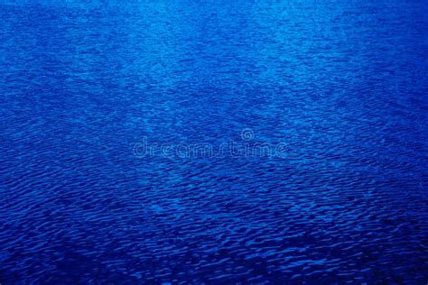 Shining Blue Wavy Water Surface Ripple Background Stock Photo Image