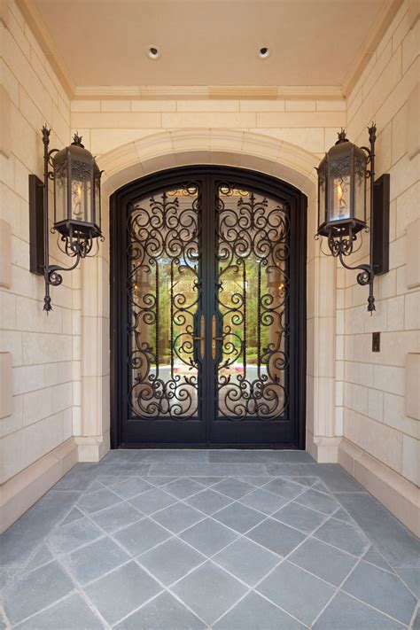 Wrought Iron Front Entry Doors Grand Doors Makes Grand Entrance In