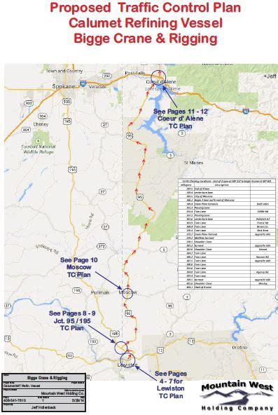 Itd Highway 95 And 200 Megaload Public Records 7 31 14 Wild Idaho