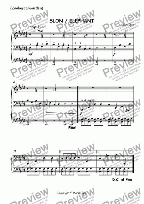 The main riff actually uses a low d note on the low e string. Elephant - Download Sheet Music PDF file