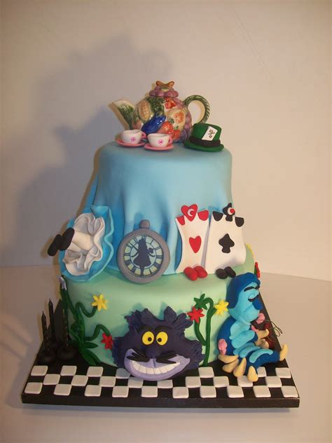 Alice In Wonderland Cake 395 Temptation Cakes Temptation Cakes