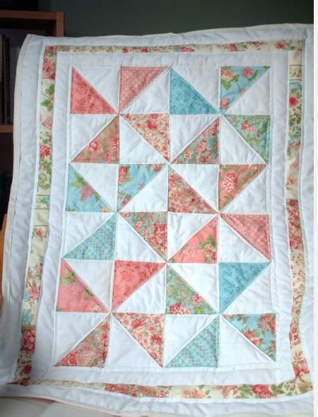 Easy Six Pinwheel Baby Quilt Quilting Cubby