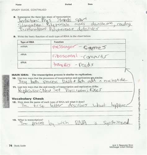 This is the currently selected item. Zane's DNA: Transcription/Translation WorkSheets