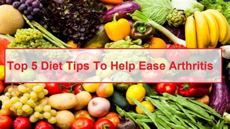 Top 5 Diet Tips To Help Ease Arthritis Osteoarthritis Diet Aza Food