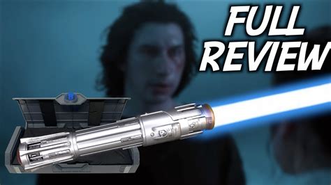 galaxy s edge ben solo legacy lightsaber review youtube