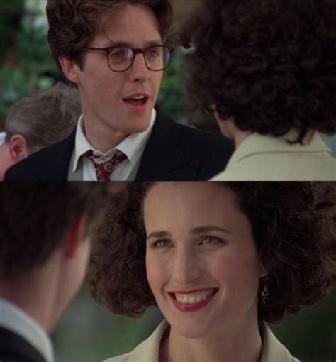 Andie Macdowell And Hugh Grant In Four Weddings And A Funeral 1994