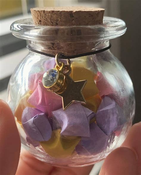 Lucky Stars Origami In A Jar Etsy